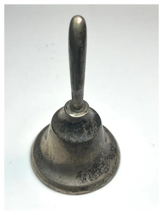 Vintage Boardman Sterling Silver School House/ Dinner Bell - 3