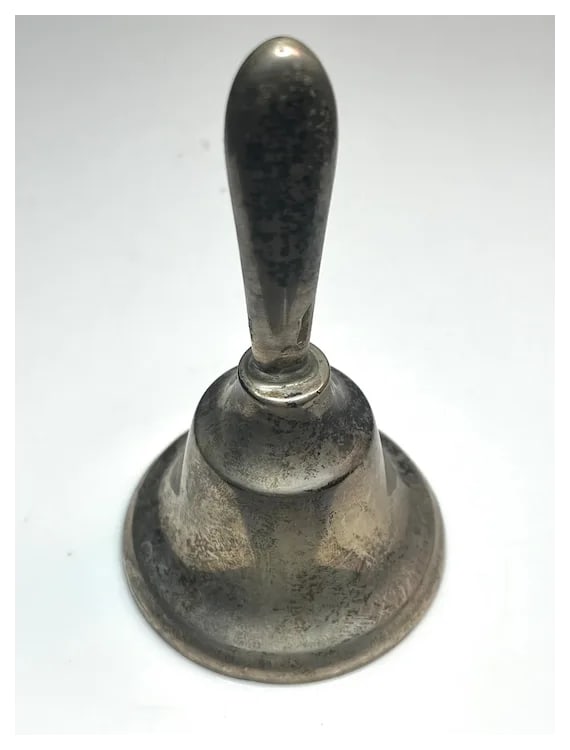 Vintage Boardman Sterling Silver School House/ Dinner Bell - 4