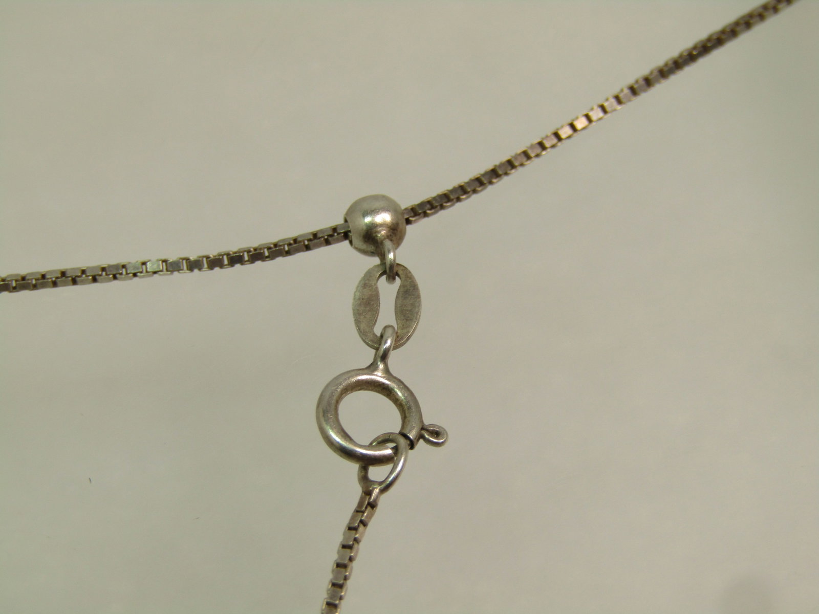 Sterling Black Diamond Heart/Key Necklace, Length Adjusts up to 21", 1990's, Signed - 6