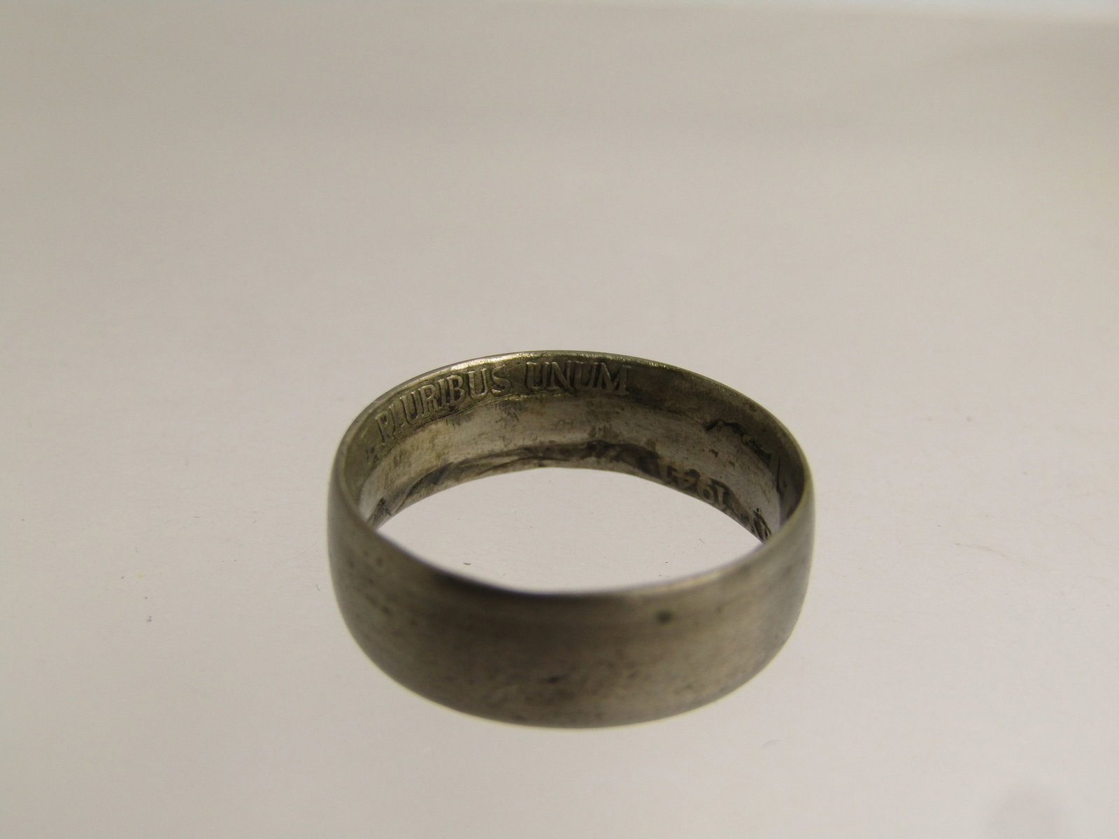 1941 Liberty Dime Ring, Sz. 4. 5.5mm, 90% Silver - 5