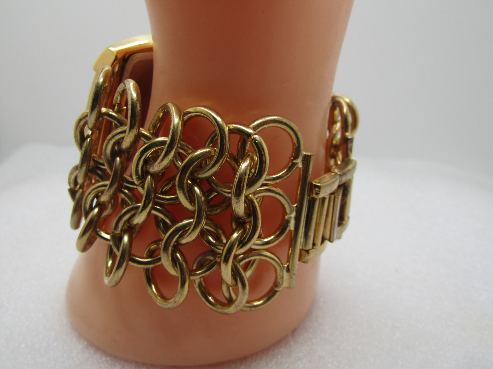Vintage Wide Ladies' Watch, 8" In The Style of Designer, Runs, 1990's-2000 - 2