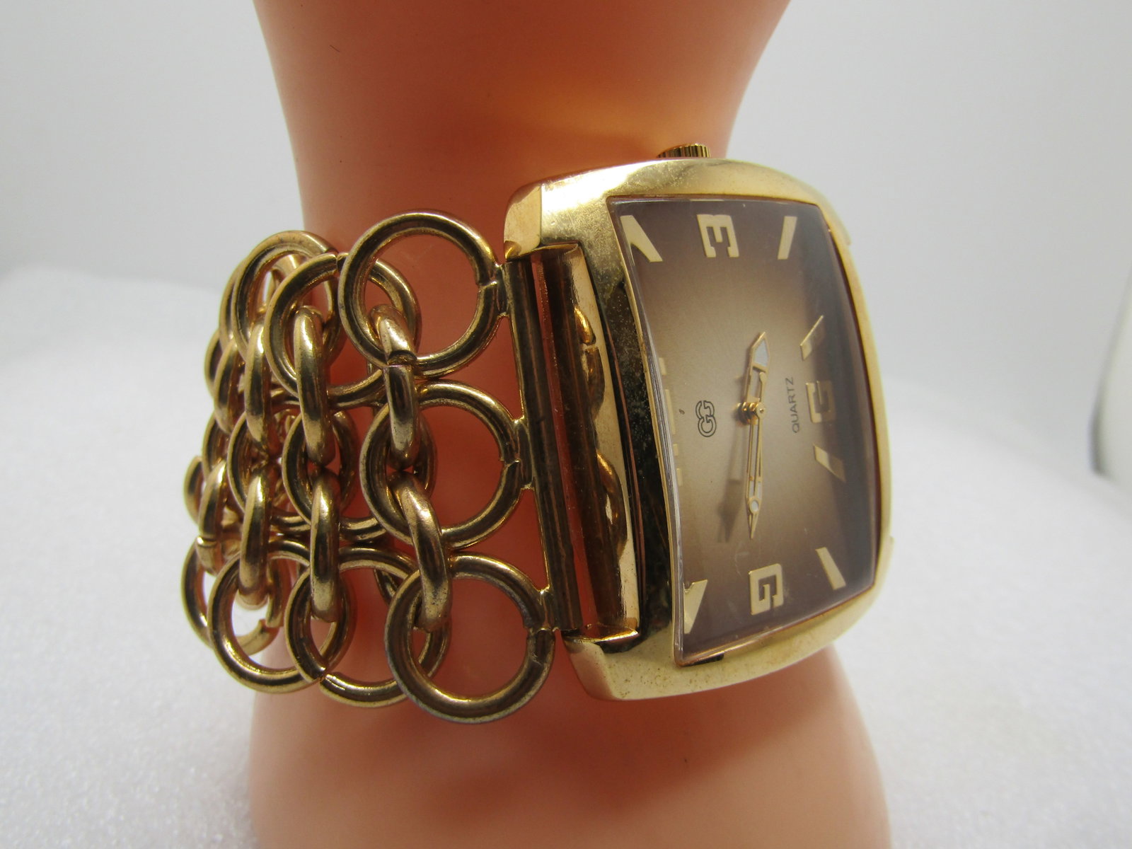 Vintage Wide Ladies' Watch, 8" In The Style of Designer, Runs, 1990's-2000 - 4