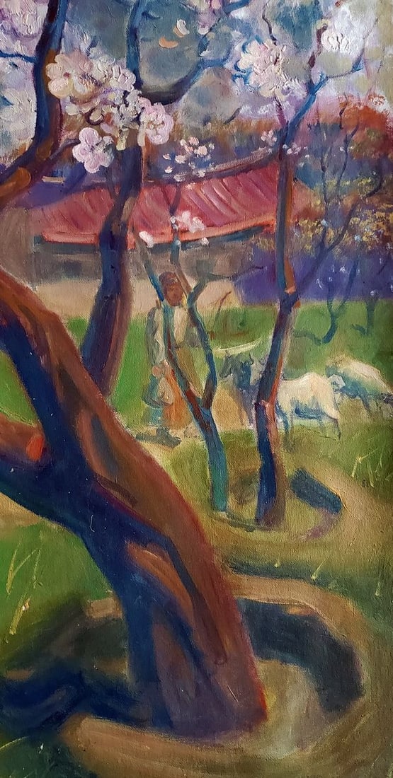 Oil painting Spring in China Daniil Litvinov - 2