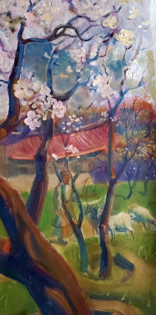 Oil painting Spring in China Daniil Litvinov - 3
