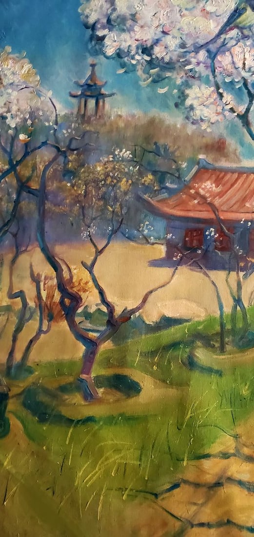 Oil painting Spring in China Daniil Litvinov - 5