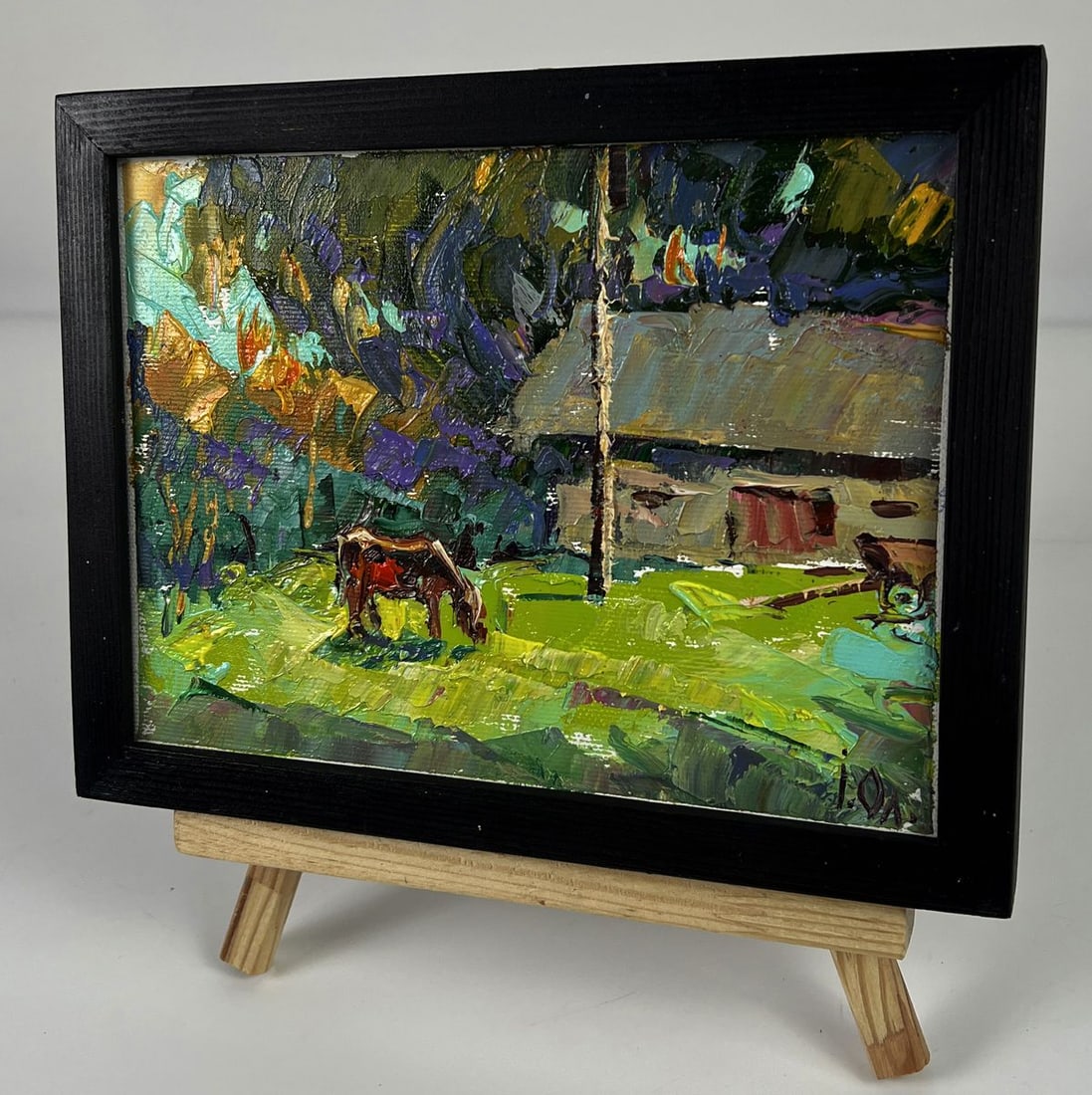 Oil painting Summer Day in the Village Oleksiy Ivanyuk - 2