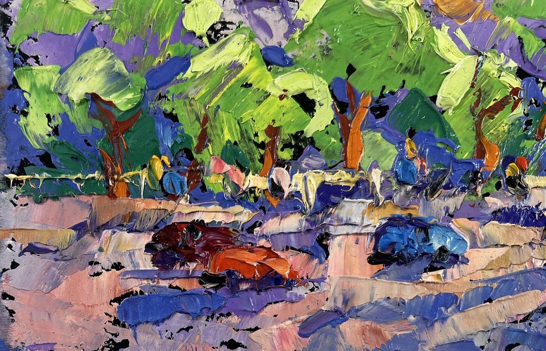 Oil painting Big city lights Alex Kalenyuk - 6