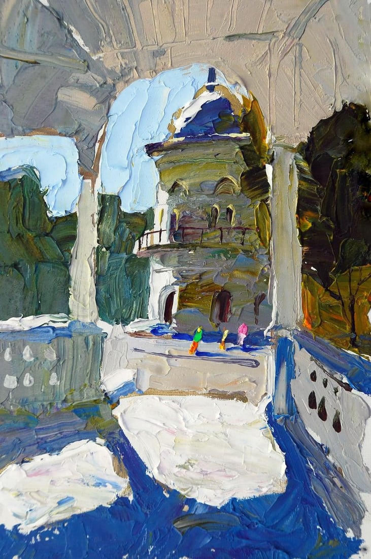 Oil painting Sunny summer day Egor Ktpatunov: Title : Oil painting Sunny summer day Egor Ktpatunov Description: No.Svash 94*** ABOUT THIS PAINTING **** TITLE: "Sunny summer day"* ARTISTS: Egor Ktpatunov * SIZE: 22?14 cm/8.66x5.51 inches'*