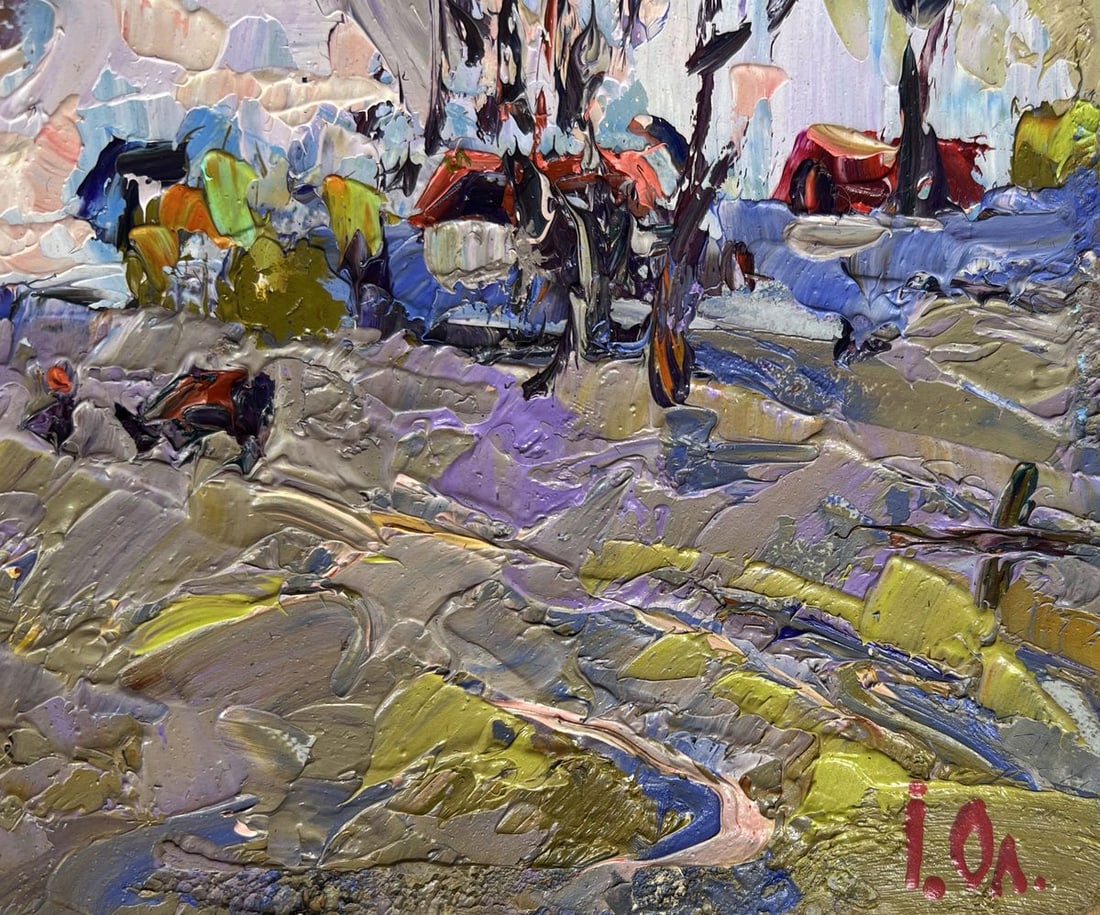 Oil painting Far from the village Alex Kalenyuk - 9