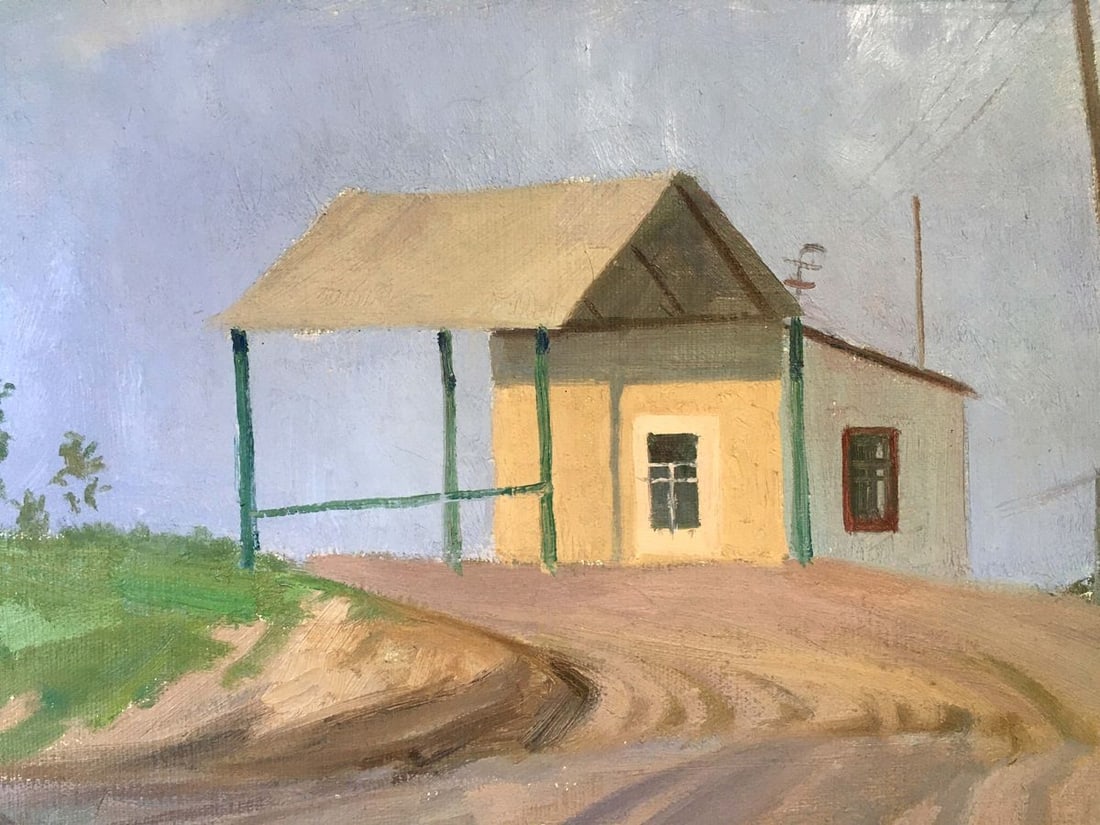 Oil painting House on the outskirts Chernikov Vladimir Mikhailovich - 3