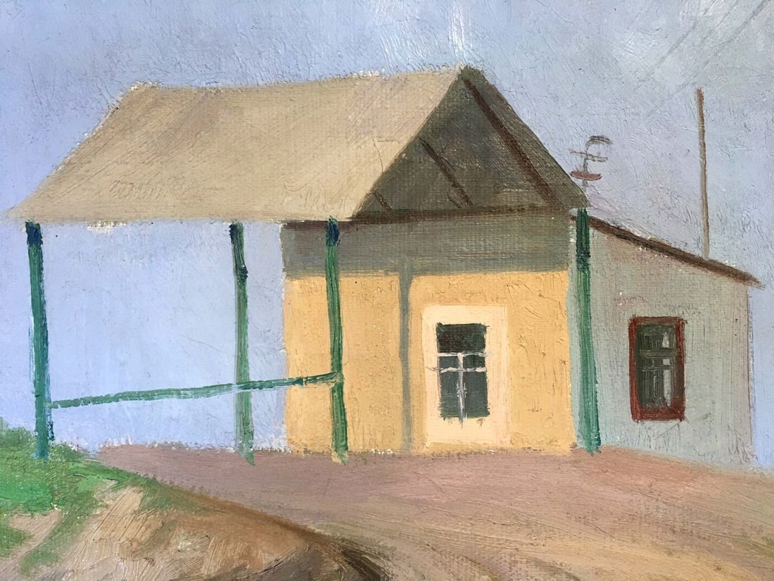 Oil painting House on the outskirts Chernikov Vladimir Mikhailovich - 4