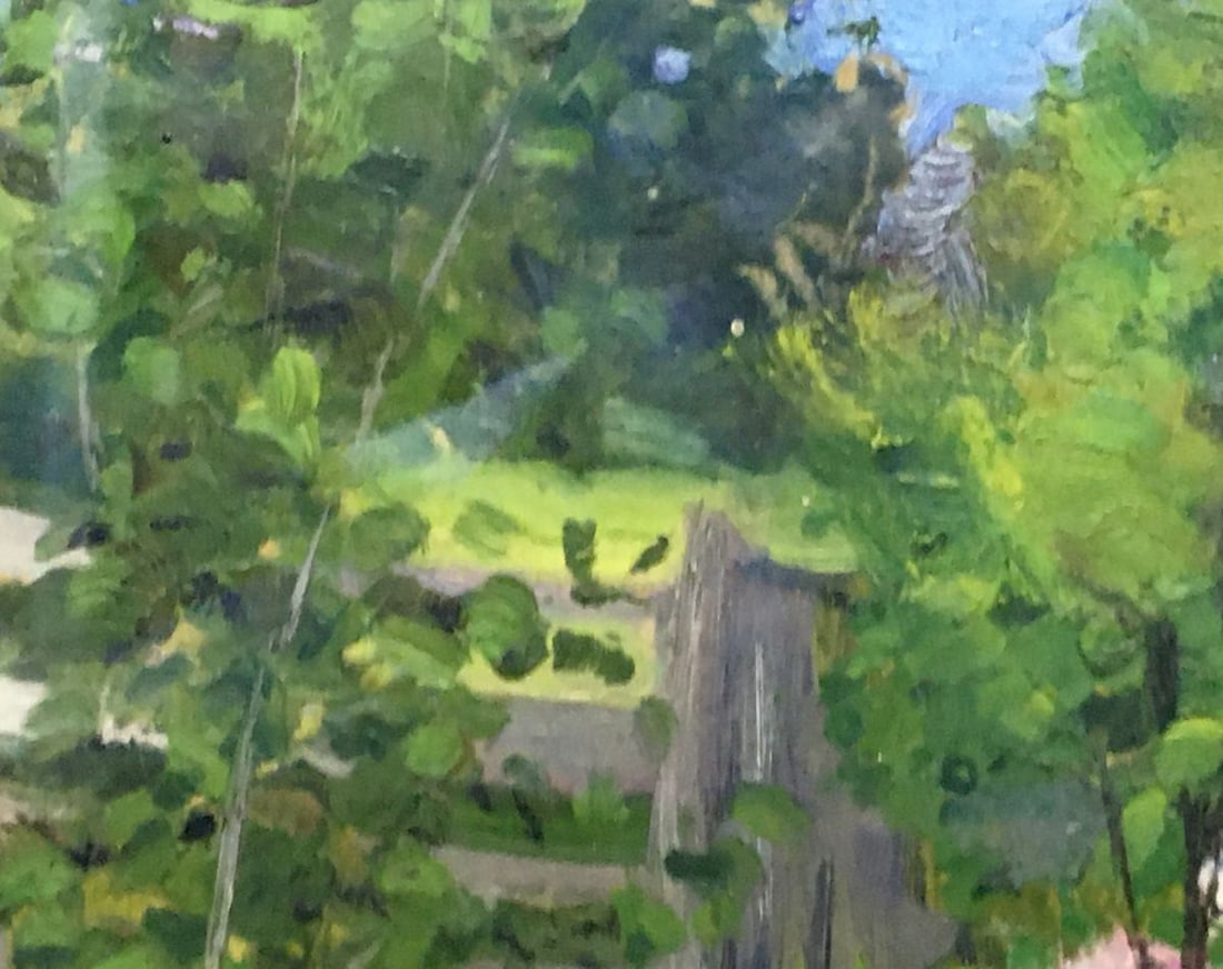 Oil painting Garden Tsyupka Ivan Kirillovich - 9
