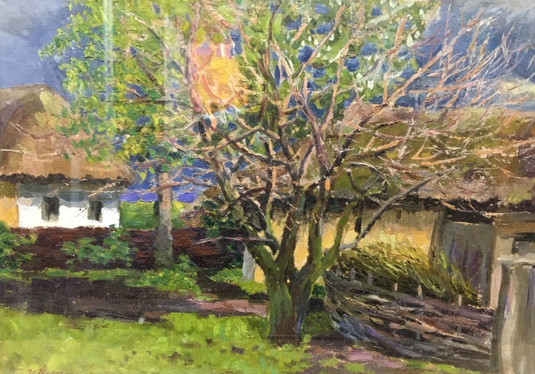 Oil painting After the rain Tsyupka Ivan Kirillovich - 2