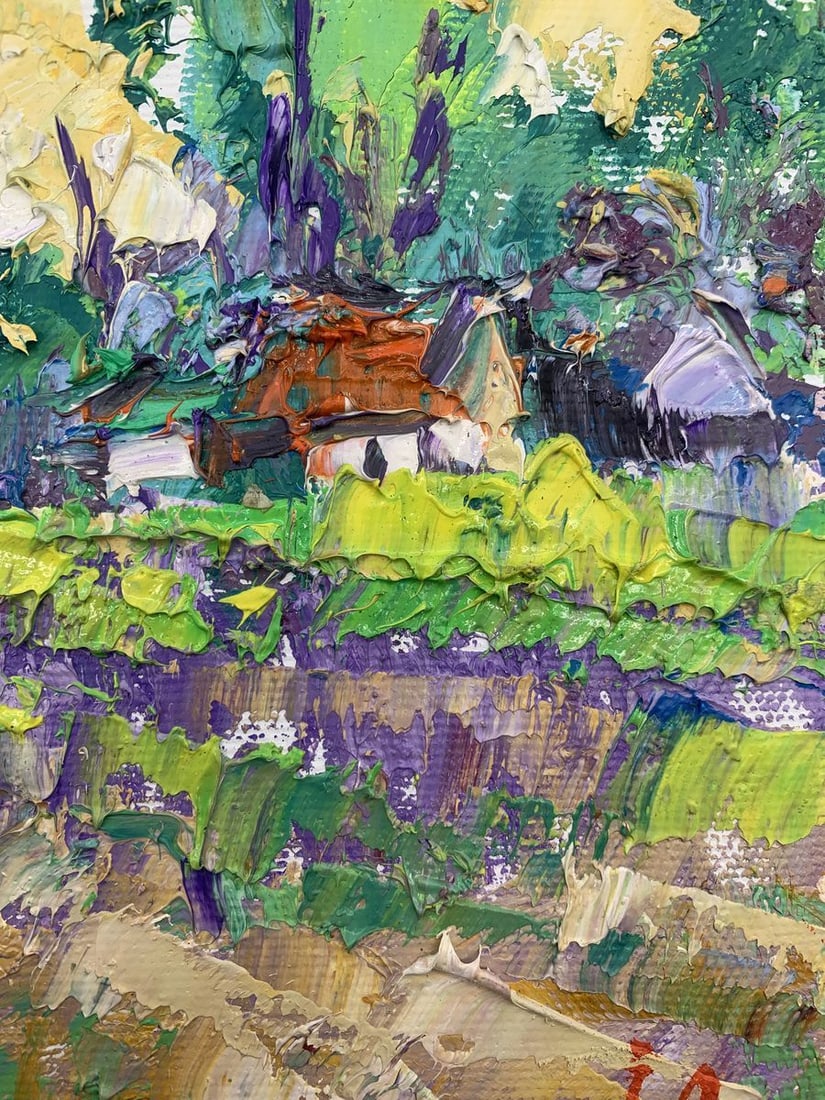 Oil painting Edge of the village Kalenyuk Alex - 10
