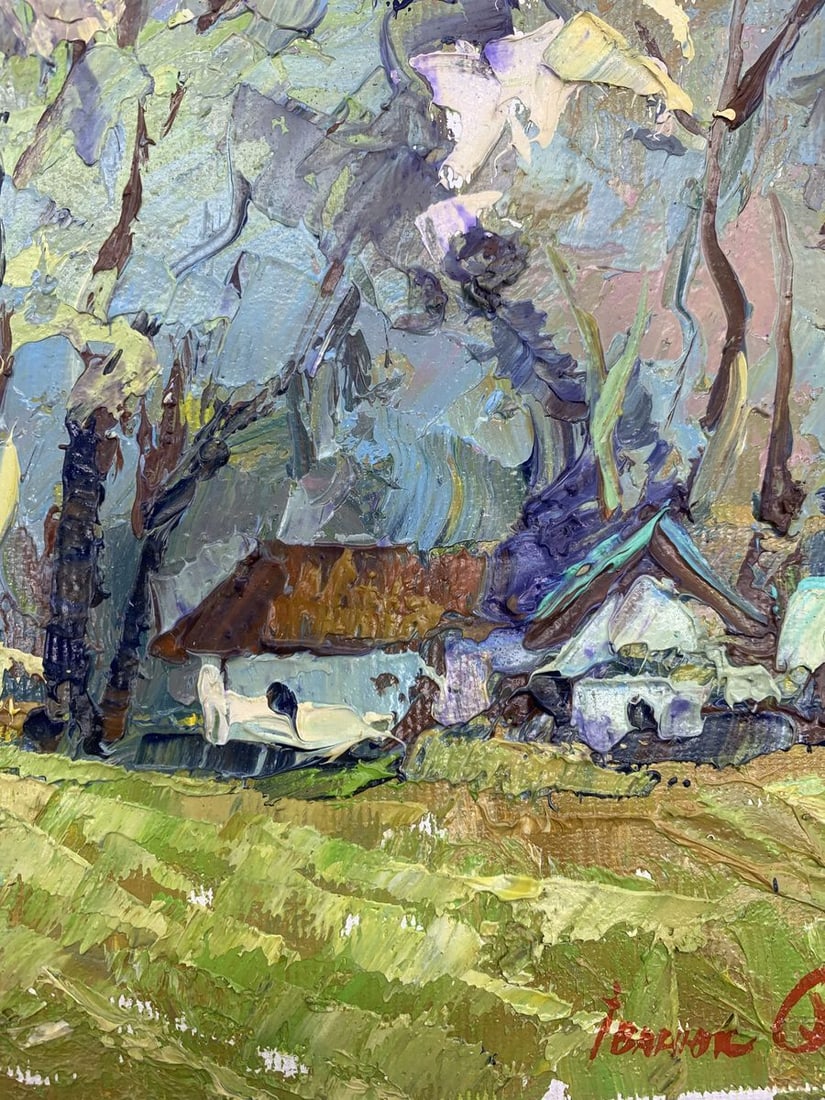 Oil painting Edge of the village Kalenyuk Alex - 10