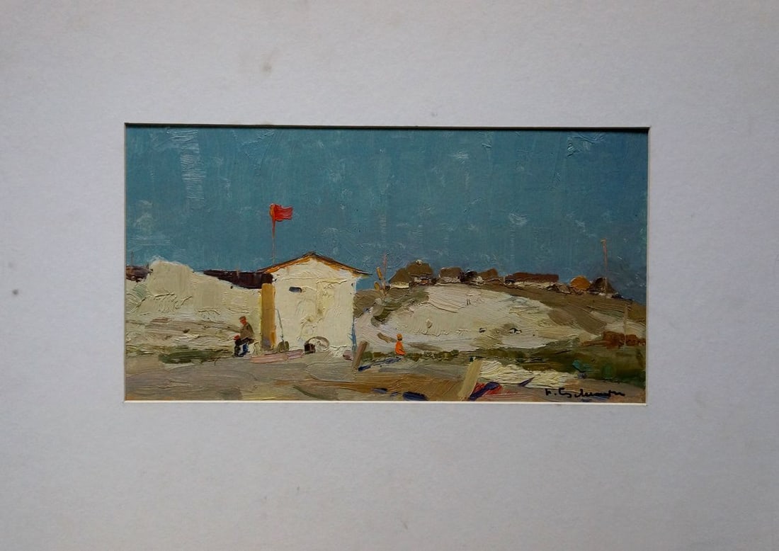 Oil painting Landscapes Sulimenko Petr Stepanovich: Title : Oil painting Landscapes Sulimenko Petr Stepanovich Description: No.Verns 1033 *** ABOUT THIS PAINTING *** * TITLE: "Landscapes" * ARTISTS: Sulimenko Petr Stepanovich * SIZE: 19x34