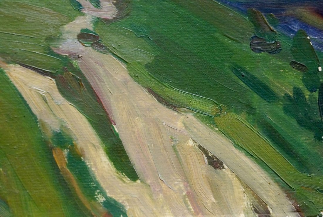 Oil painting Rural landscape Vyazovsky Lev Vsevolodovich - 5