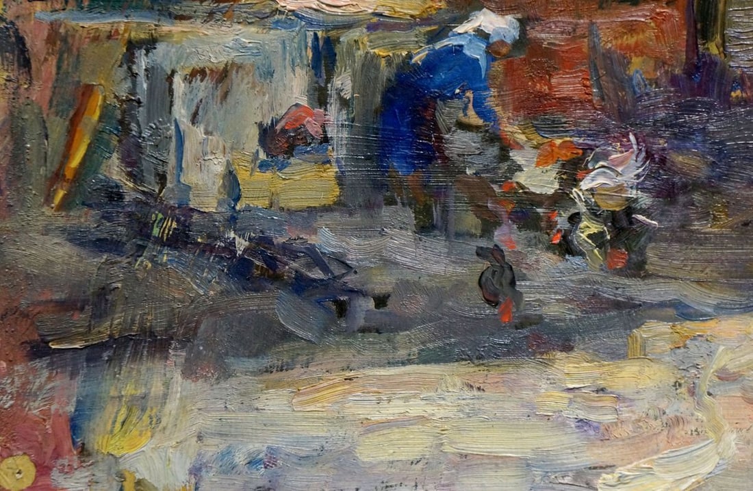Oil painting Outside - 2