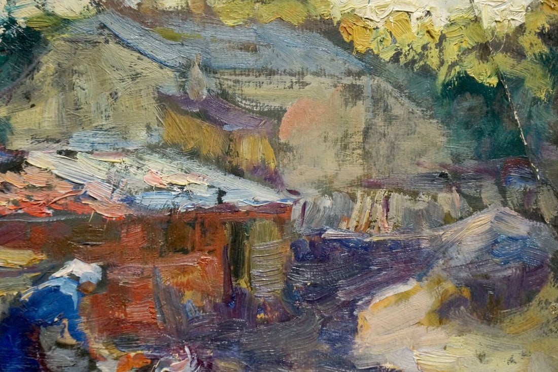 Oil painting Outside - 4