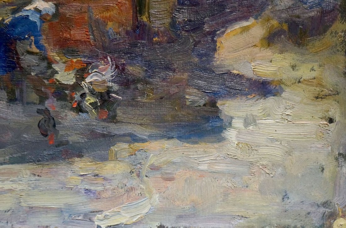 Oil painting Outside - 5