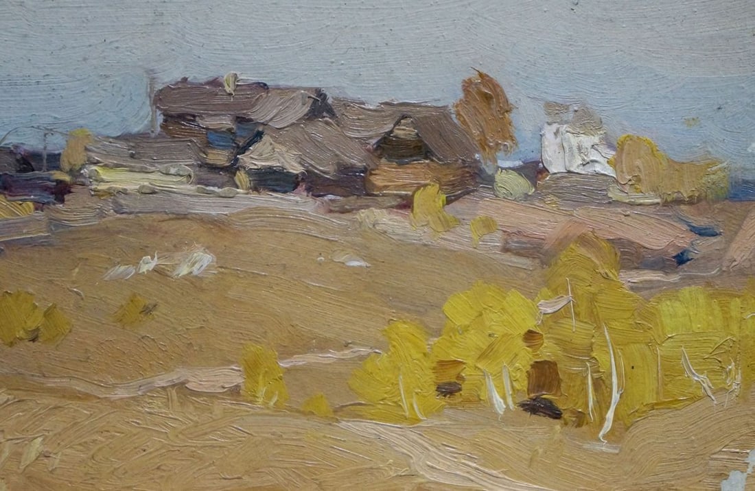 Oil painting Village N. Shumilkin - 5