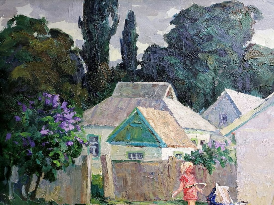 Oil painting Holidays in Gogolev Kalenyuk Alex - 4