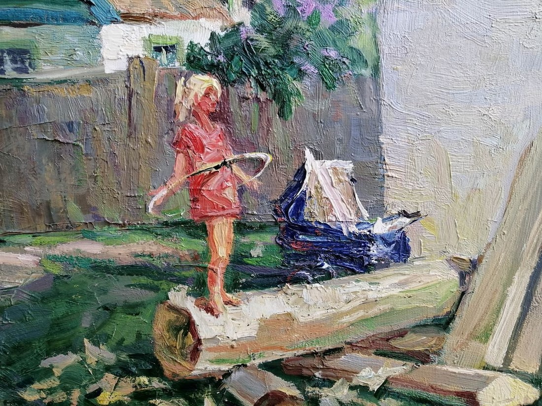 Oil painting Holidays in Gogolev Kalenyuk Alex - 7