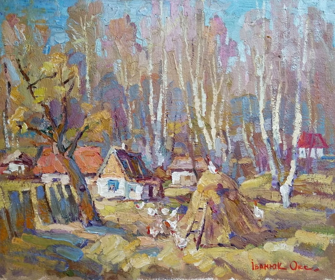 Oil painting Day Kalenyuk ?ks?n?: Title : Oil painting Day Kalenyuk ?ks?n? Description: No.Kalen 37 *** ABOUT THIS PAINTING *** * TITLE: "Day" * ARTISTS: Kalenyuk ?ks?n? * SIZE: 50x60 cm/19.68x23.62 inches' * MEDIUM: oil, canvas *