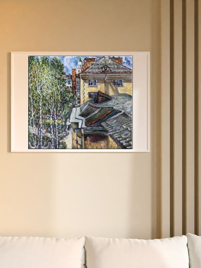 Oil painting View from the balcony Shapoval Ivan Leontyevich - 3