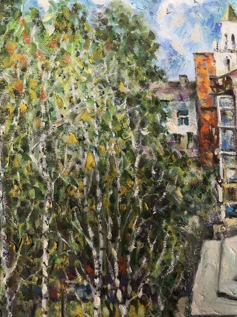 Oil painting View from the balcony Shapoval Ivan Leontyevich - 4