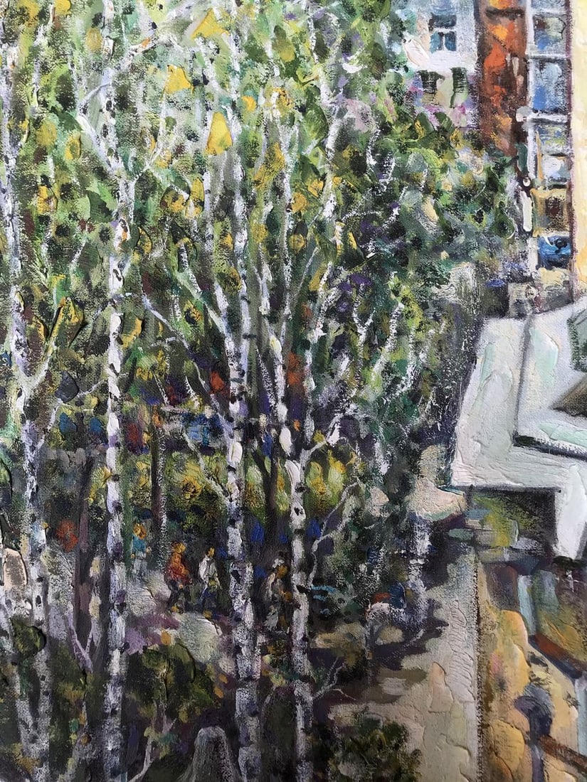 Oil painting View from the balcony Shapoval Ivan Leontyevich - 5