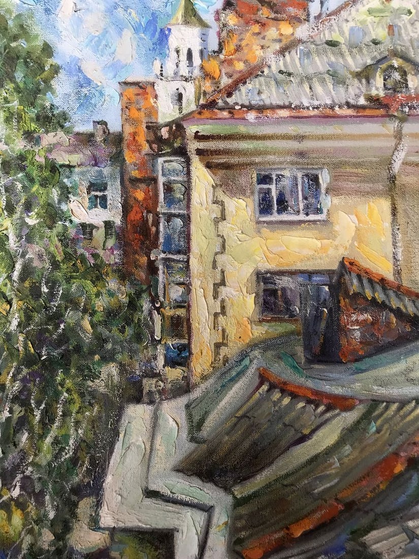 Oil painting View from the balcony Shapoval Ivan Leontyevich - 6