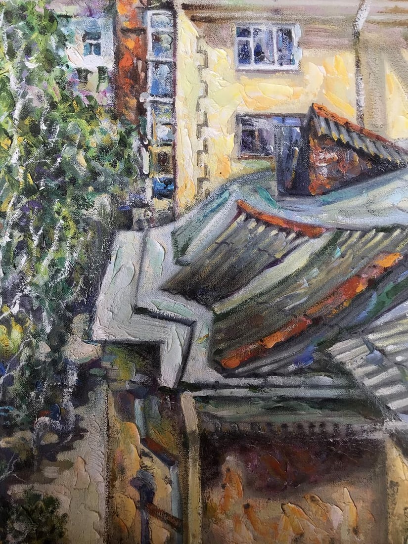Oil painting View from the balcony Shapoval Ivan Leontyevich - 7