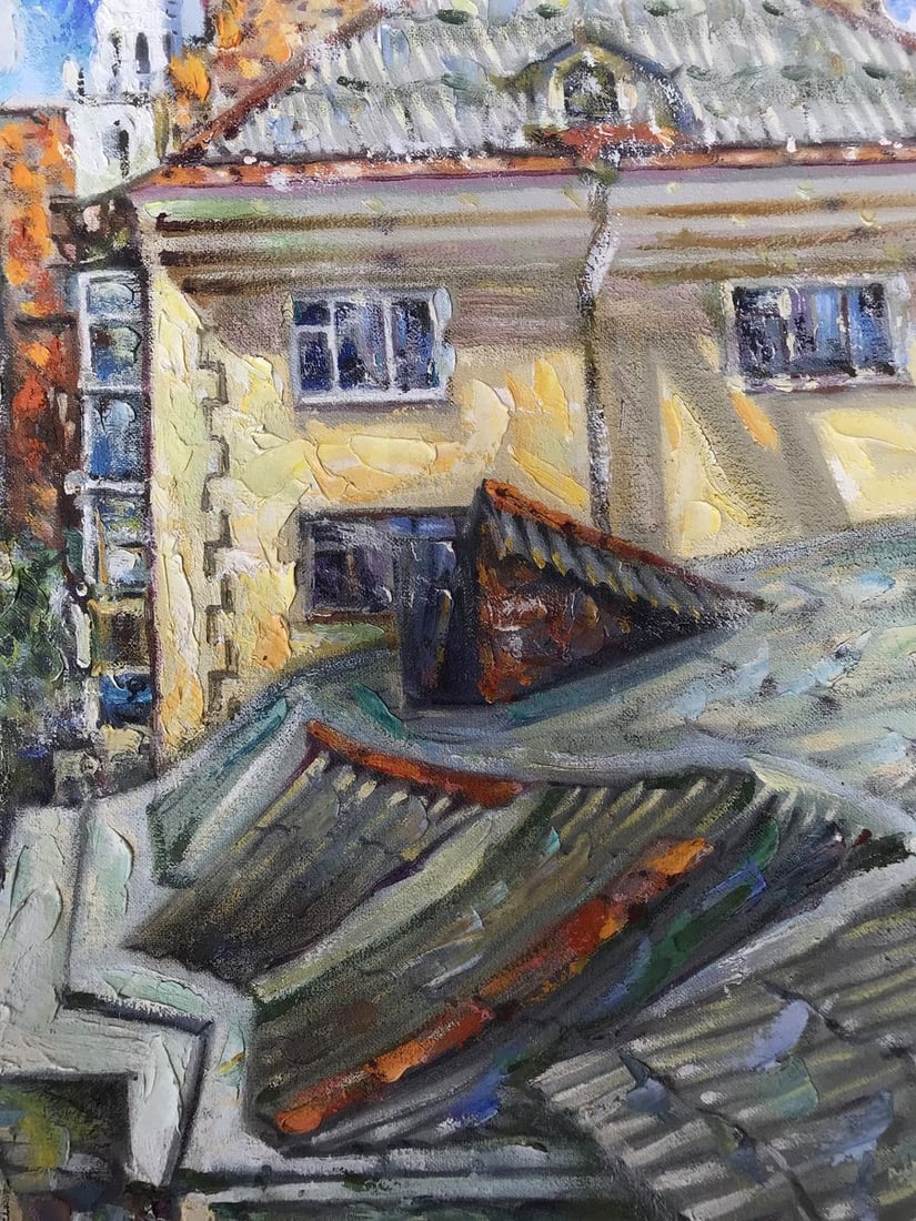 Oil painting View from the balcony Shapoval Ivan Leontyevich - 8