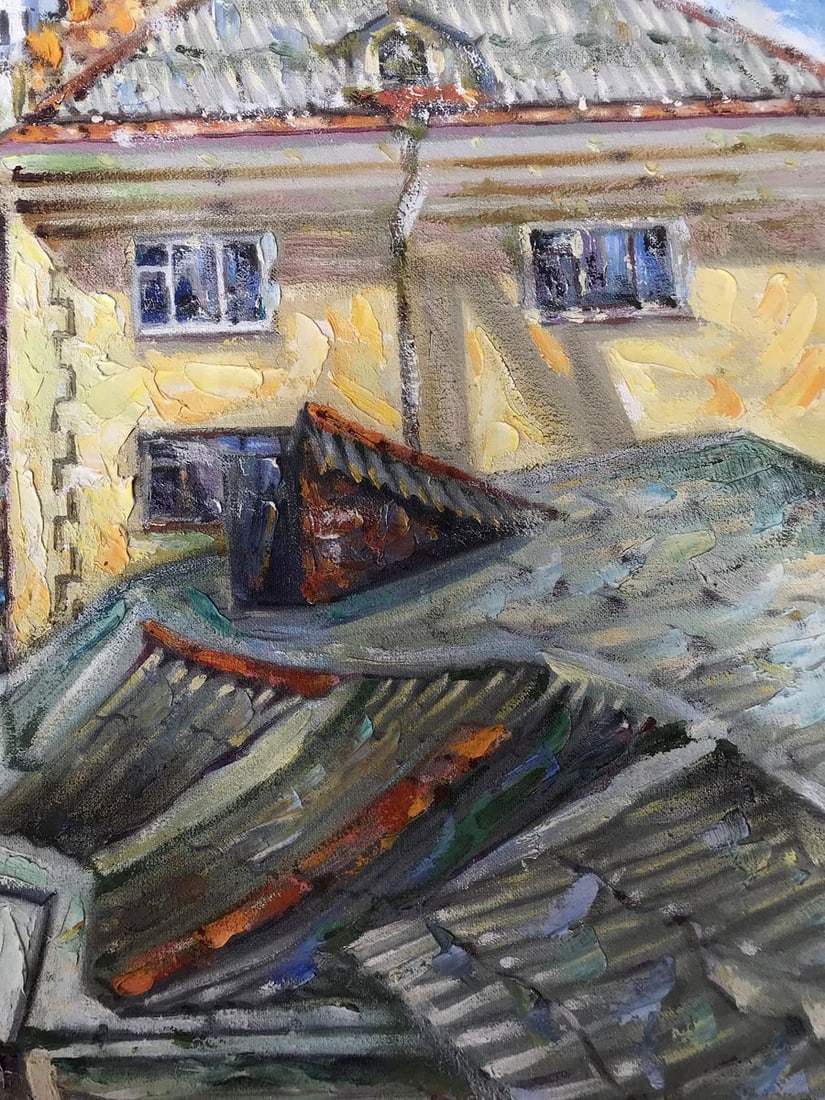 Oil painting View from the balcony Shapoval Ivan Leontyevich - 9