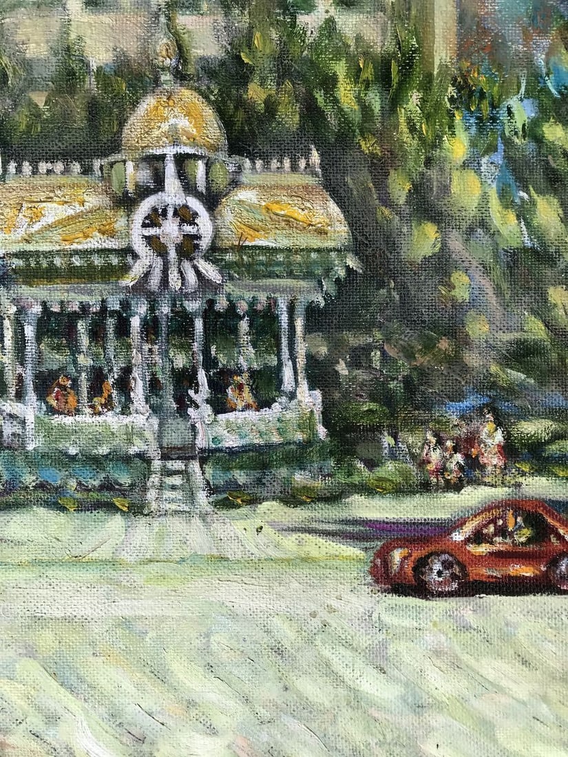 Oil painting Sumy gazebo Shapoval Ivan Leontyevich - 10
