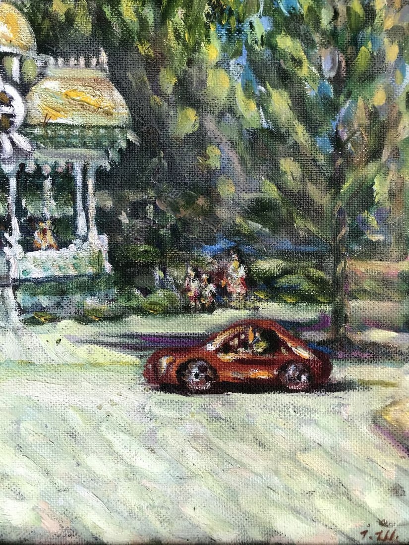 Oil painting Sumy gazebo Shapoval Ivan Leontyevich - 11