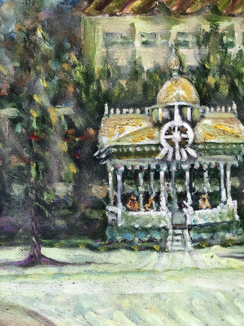 Oil painting Sumy gazebo Shapoval Ivan Leontyevich - 4