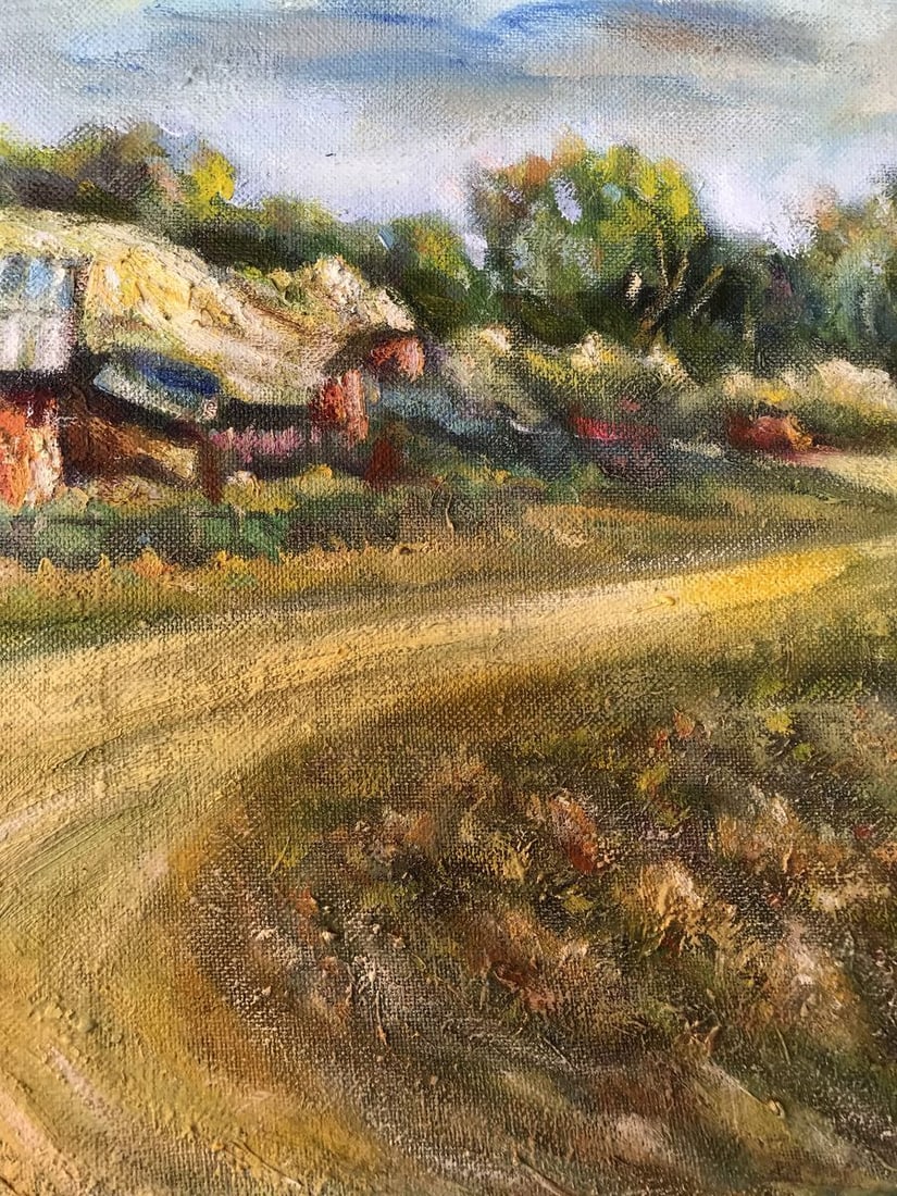 Oil painting The village of Prystaylovo Shapoval Ivan Leontyevich - 11