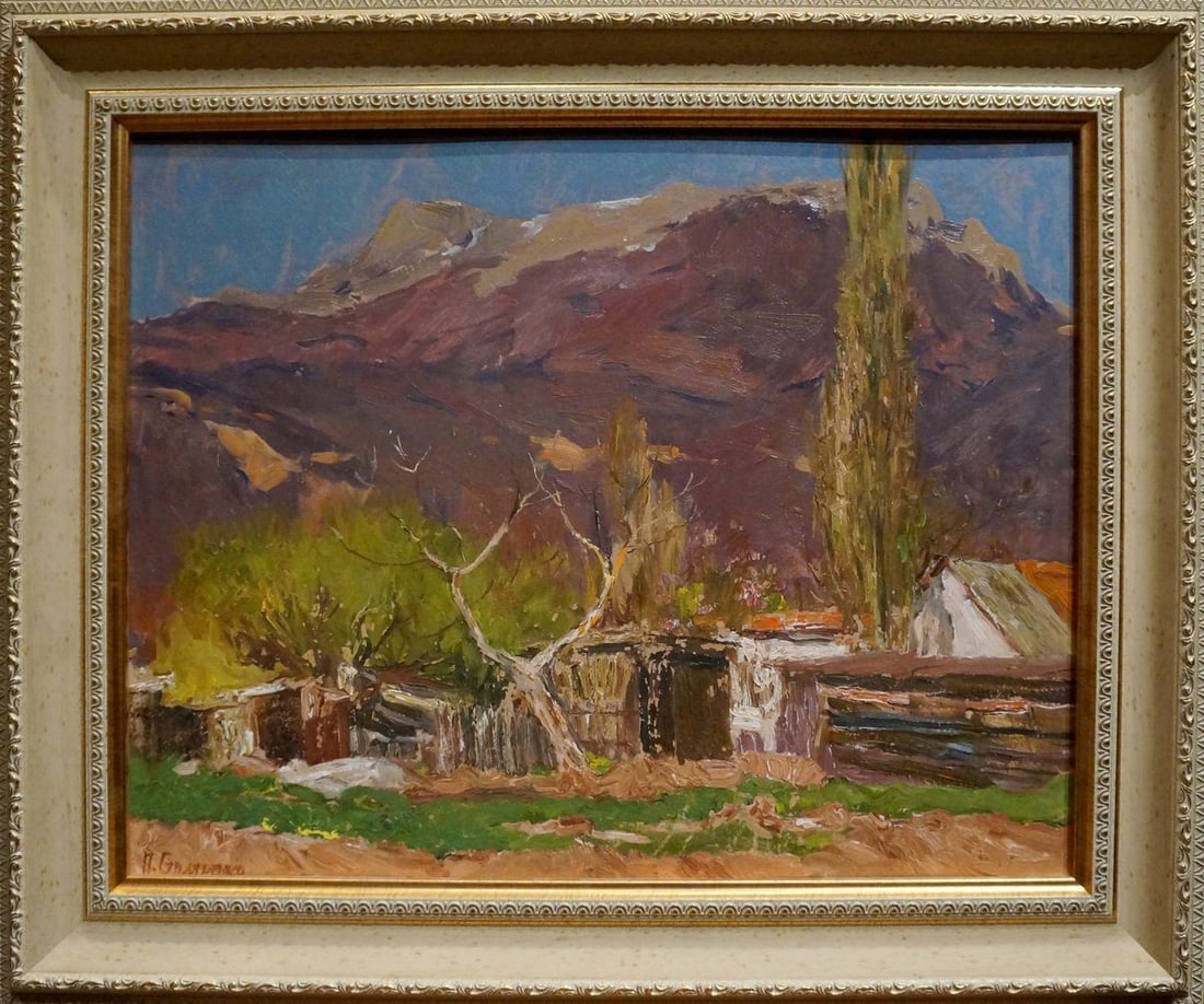 Oil painting Autumn landscape Stolyarenko Petr Kuzmich: Title : Oil painting Autumn landscape Stolyarenko Petr Kuzmich Description: No.Verne 233 *** ABOUT THIS PAINTING *** * TITLE: "Autumn landscape" * ARTISTS: Stolyarenko Petr Kuzmich * SIZE: 40x50 cm/15