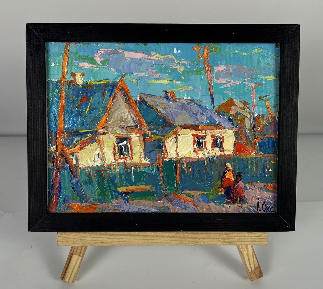 Oil painting A walk along the morning street Oksana Ivanyuk: Title : Oil painting A walk along the morning street Oksana Ivanyuk Description: No.AAA6224*** ABOUT THIS PAINTING **** TITLE: "A walk along the morning street"* ARTISTS: Oksana Ivanyuk* SIZE: 15x20 c
