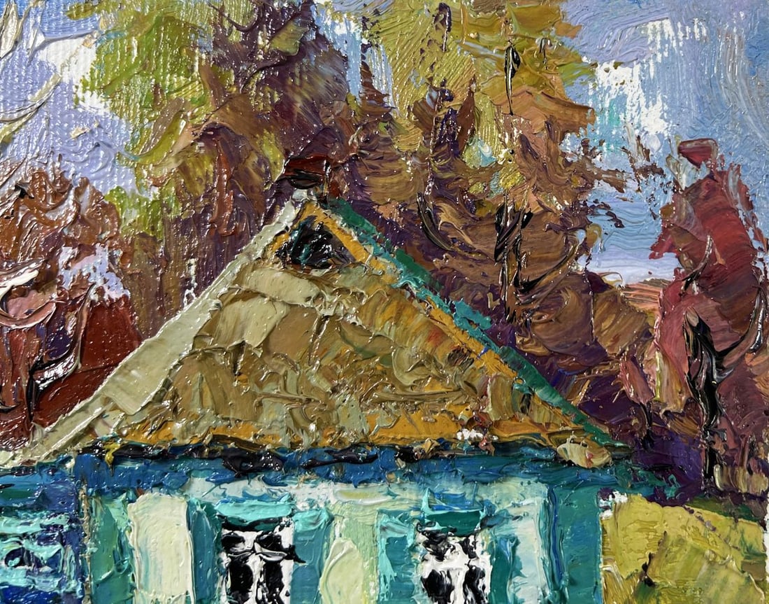 Oil painting Whispers of spring Oksana Kalenyuk - 4