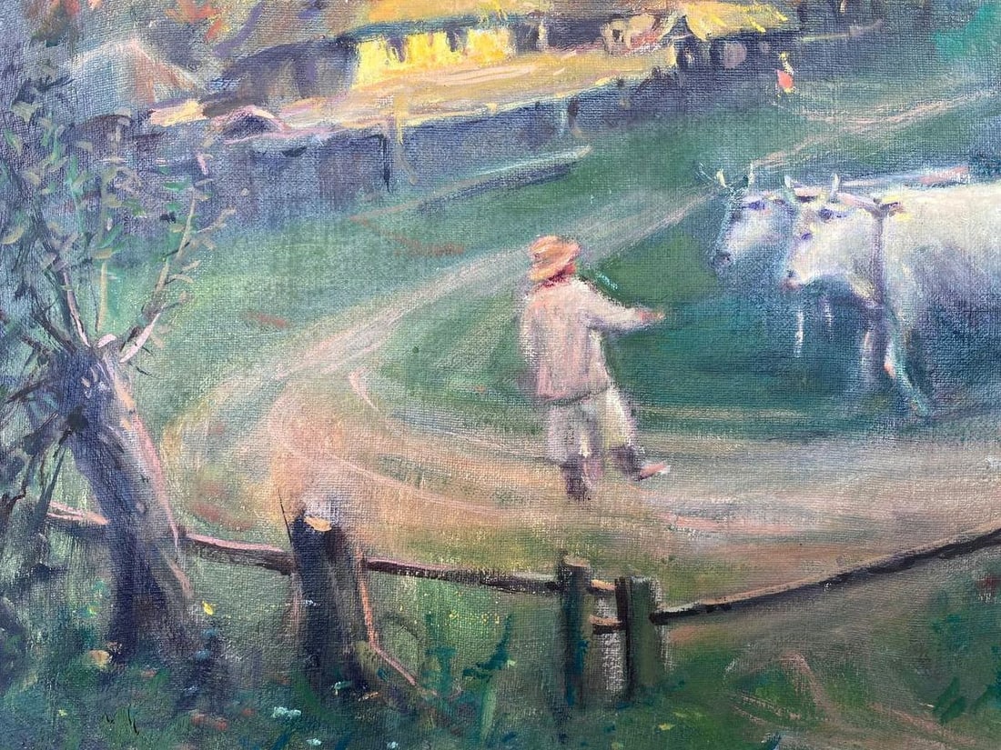 Oil painting From the haystack Nestor Mitrofanovich Kizenko - 3
