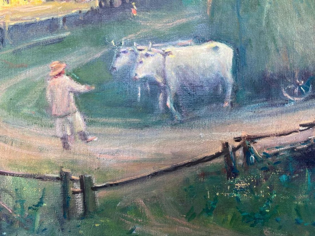 Oil painting From the haystack Nestor Mitrofanovich Kizenko - 4
