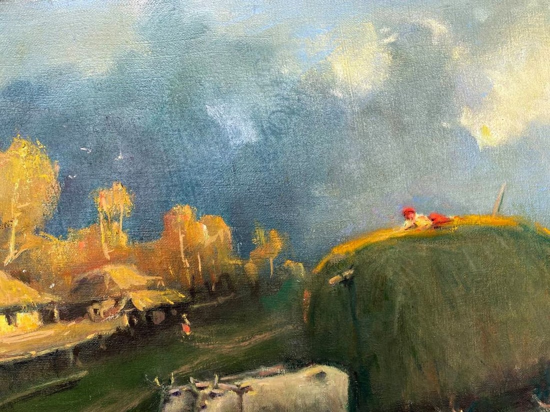 Oil painting From the haystack Nestor Mitrofanovich Kizenko - 7