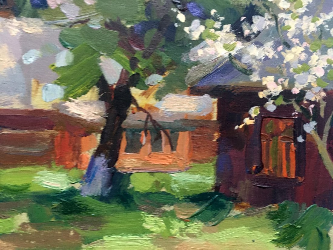 Oil painting Carpathian spring Batrakov Vladimir Grigorievich - 7