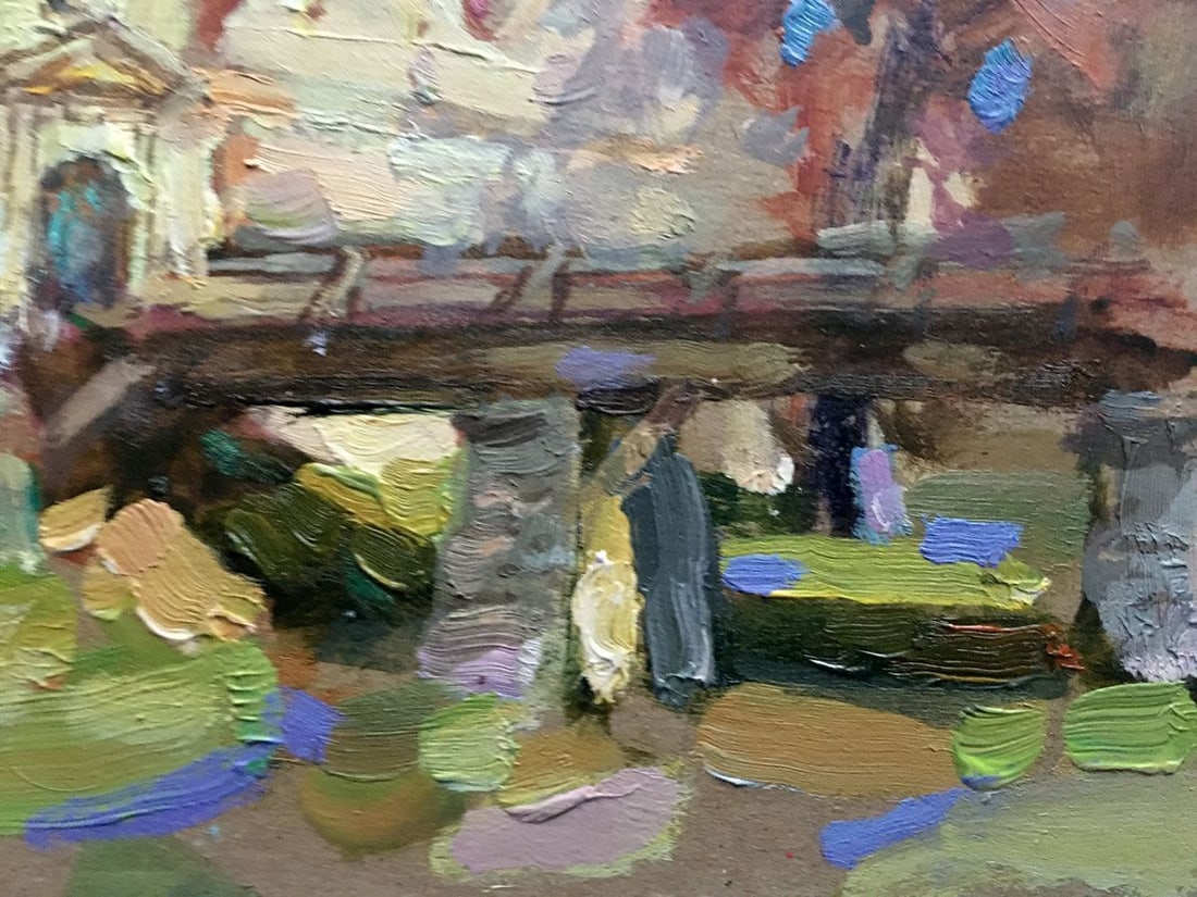 Oil painting Svirzh castle Batrakov Vladimir Grigorievich - 10