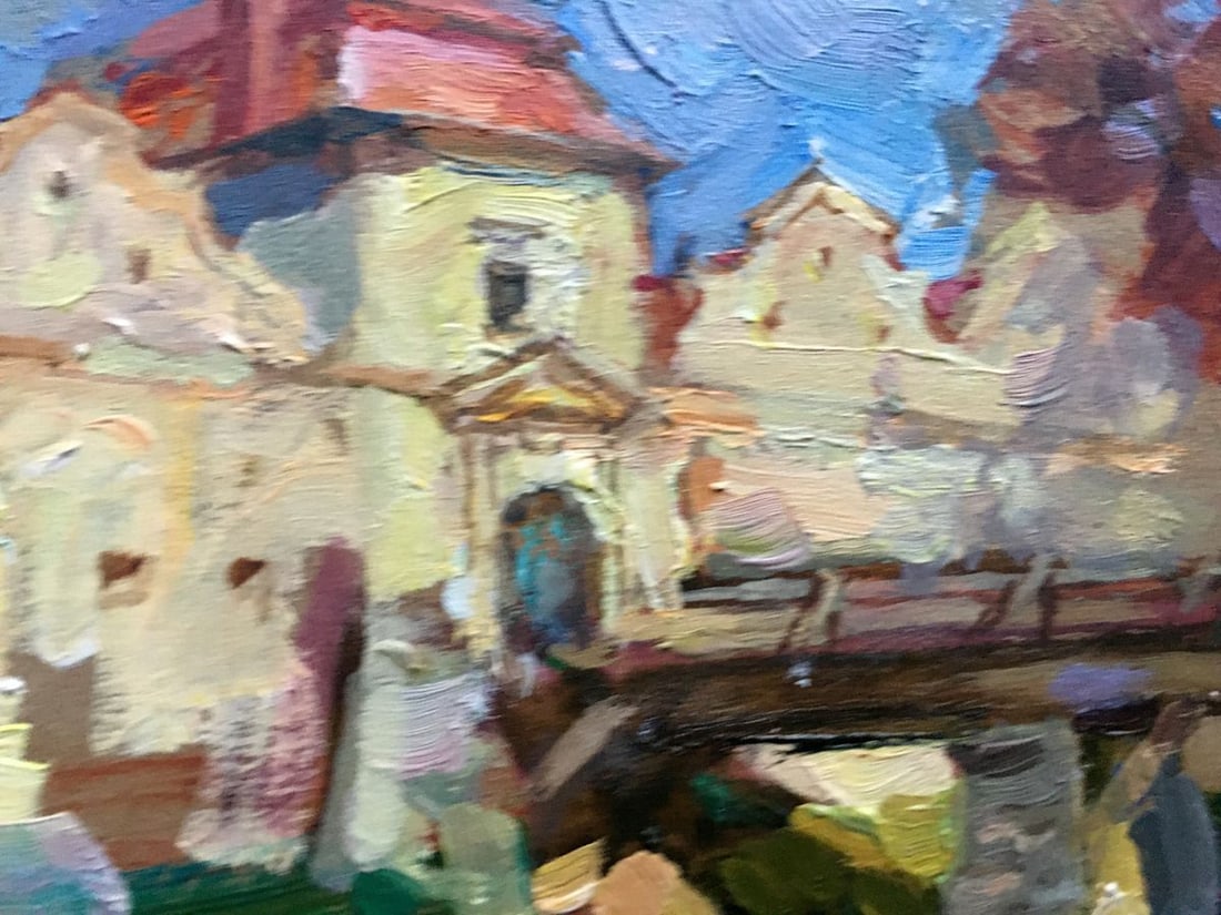 Oil painting Svirzh castle Batrakov Vladimir Grigorievich - 6
