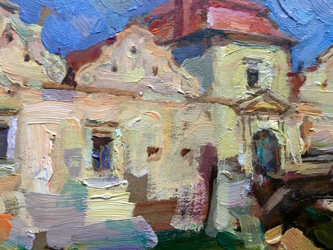 Oil painting Svirzh castle Batrakov Vladimir Grigorievich - 8