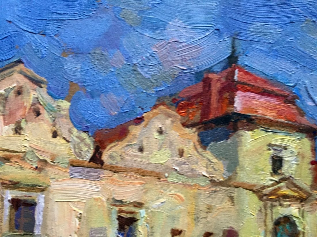 Oil painting Svirzh castle Batrakov Vladimir Grigorievich - 9